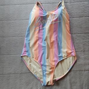 Blu C 'Bonita' Striped One Piece Swimsuit